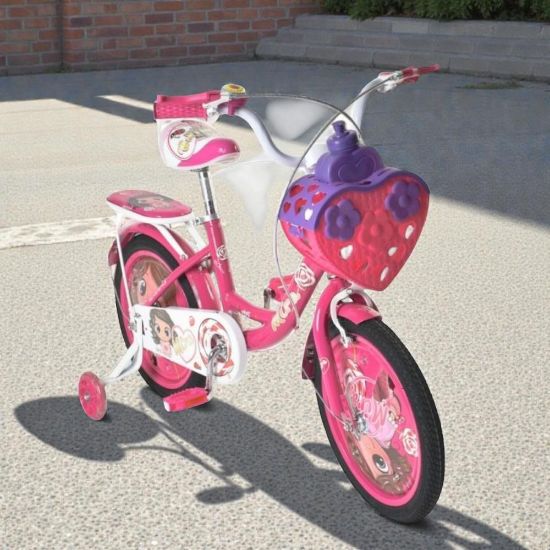 صورة دراجة هوائية تصميم بناتي ناعم 16 انش